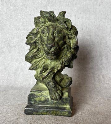 Beeld, Leeuw - 16.5 cm - Brons