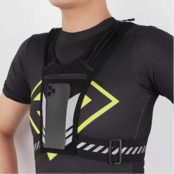 Hardloopvest met Telefoonhouder Reflecterend Sportvest, Verzenden, Nieuw