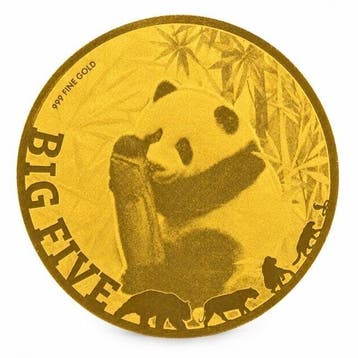 Tsjaad. 5000 Francs 1/200 oz 999 Fine Gold 5000 CFA Francs