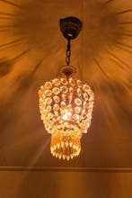 Kroonluchter - Vintage MidCentury - Franse Lamp - 55 cm -, Nieuw