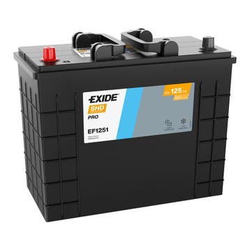 Exide Power PRO accu | EF1251 | 12V 125Ah, Ophalen of Verzenden, Nieuw