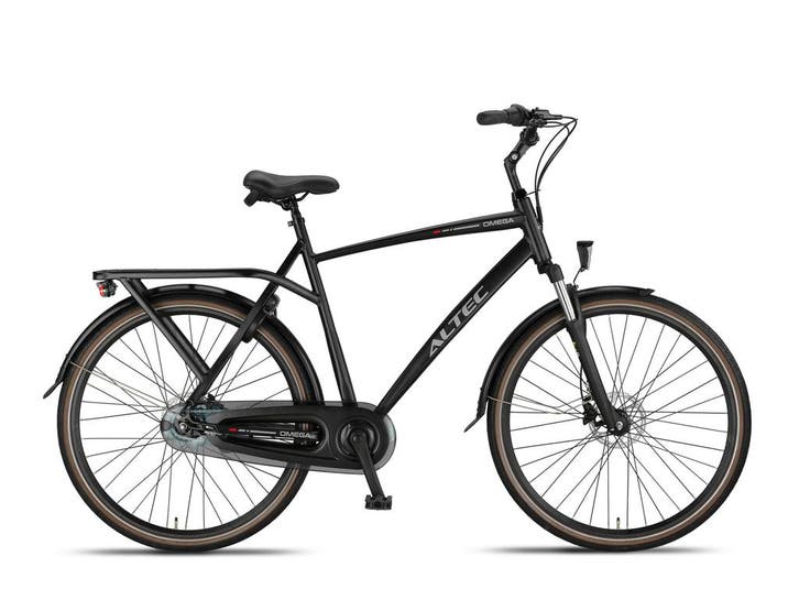 Altec Omega Herenfiets 28 inch 7V - Mat Zwart, Fietsen en Brommers, Fietsen | Heren | Herenfietsen, Overige merken, Versnellingen