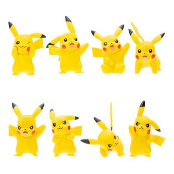 Pokémon Battle Feature Vinyl Figures 8 Pack Pikachu 5 cm, Ophalen of Verzenden, Nieuw