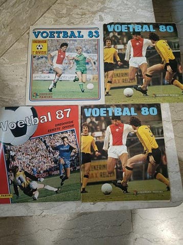 1980, 1983, 1987, 1980/81 Panini Eredivise - 4 Mixed, Verzamelen, Nieuw