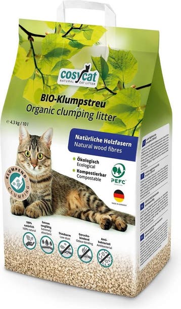 10L CosyCat - Klontvormende kattenbakvulling FINE gemaakt, Dieren en Toebehoren, Verzenden, Nieuw