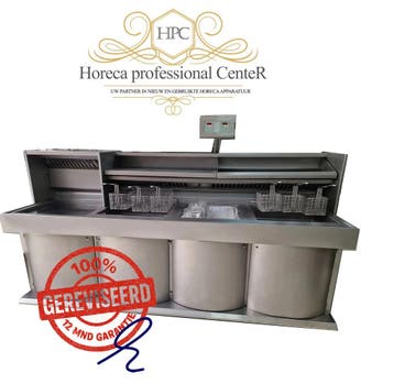 Gereviseerde Kiremko HR bakwand / friteuse 2x 3 manden + bkp, Ophalen of Verzenden, Gebruikt
