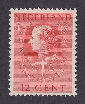 Nederland 1951 - Cour Internationale de Justice - NVPH D35, Gestempeld