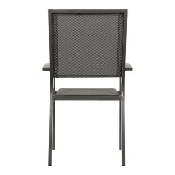 Tuinstoel Stapelbaar Mojito Negro Antraciet Lesli Living, Verzenden, Nieuw