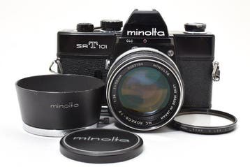Minolta SR-T 101 black + MC 1,4/58mm | Analoge camera, Nieuw