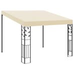 vidaXL Wandprieel 3x3x2,5 m crème, Verzenden, Nieuw