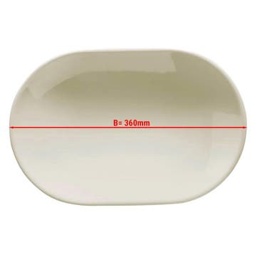 GGM Gastro | (4 stuks) TEOS - bord - platte/dönerteller - |, Verzenden, Nieuw, Bord(en)