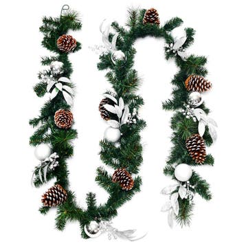 2dekans | Coast Kerstslinger Groen – 274 cm – Met 50, Ophalen of Verzenden, Zo goed als nieuw