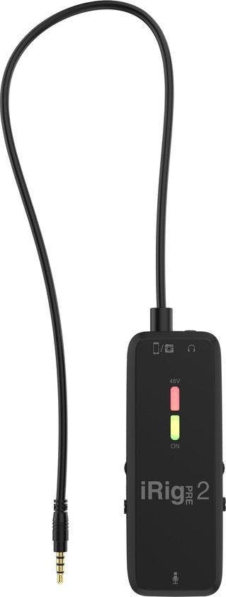 IK Multimedia iRig Pre 2 Smartphone microfoon Dasspeld, Audio, Tv en Foto, Verzenden, Nieuw