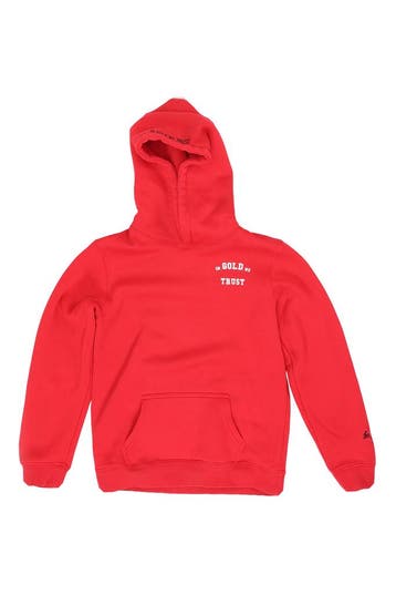 In Gold We Trust Hoodie Jongens in maat 164 Rood, Verzenden, Zo goed als nieuw, In Gold We Trust, Jongen of Meisje