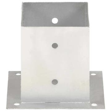 vidaXL Paalankers 4 st 121 mm gegalvaniseerd metaal, Tuin en Terras, Verzenden, Nieuw
