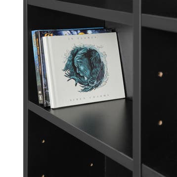 Kast Christel 180x102x23,5cm - zwart, Verzenden, Nieuw