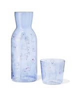 HEMA Karaf 1000ml met drinkglas honden, Verzenden, Nieuw