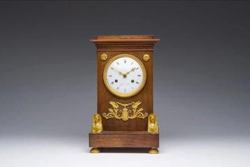 Tafelklok - Colin Paris Empire - Mahonie - 1800-1850