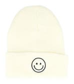 Beanie Muts - Smiley - Unisex - Wit, Kleding | Dames, Nieuw