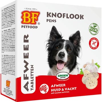 16x BF Petfood Hondensnoepjes Anti-vlo Knoflook-Pens 55 s...