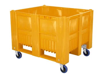 Verrijdbare CB3 palletbox - 1200 x 1000 mm - 4 zwenkwielen -, Ophalen of Verzenden, Nieuw
