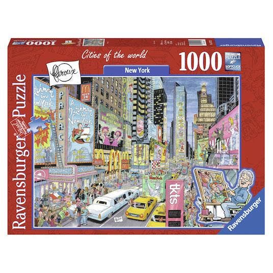 Ravensburger Puzzel Cities of the World New York 1000 Stukje, Hobby en Vrije tijd, Denksport en Puzzels, Nieuw, Verzenden