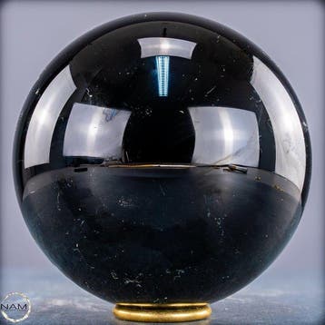 Natuurlijke topkwaliteit sprankelende zwarte obsidiaan Bol-, Verzamelen