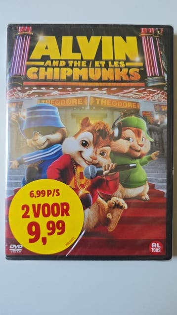 ALVIN AND THE CHIPMUNKS (IN SEAL) (DVD), Verzenden, Gebruikt