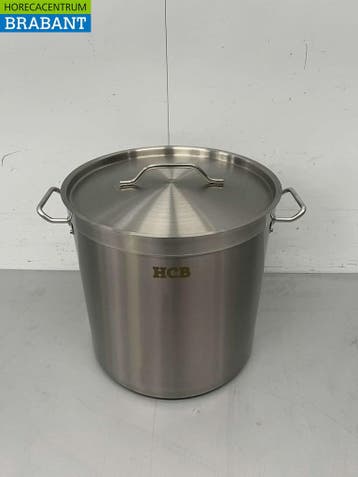 HCB RVS Soeppan Kookpan Pan Inductie 33,5 x 33,5 cm 25 liter, Ophalen of Verzenden, Nieuw in verpakking