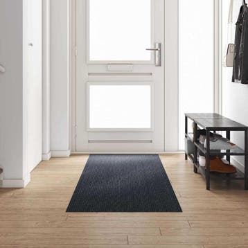 vidaXL Tapijt Loper Antraciet 80 x 300 cm Stof, Verzenden, Nieuw