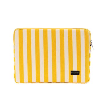 Bombata Versilia Laptophoes Sleeve - 13 / 14 inch - Geel, Computers en Software, Verzenden, Nieuw
