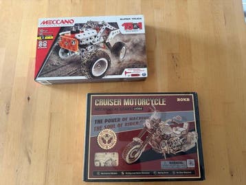 Meccano - Bouwset Super Truck; Cruiser Motorcycle - China