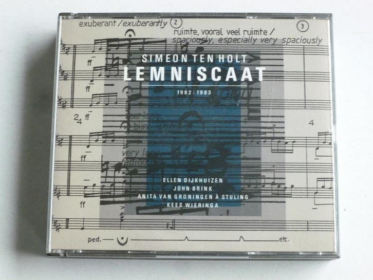 Simeon Ten Holt - Lemniscaat / Kees Wieringa, John Brink (3, Cd's en Dvd's, Cd's | Klassiek, Ophalen of Verzenden