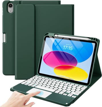 iPad 11 Gen Keyboard Case Midnight Green | Laatste Stuk!, Gebruikt, Apple iPad, 11 inch, Ophalen of Verzenden