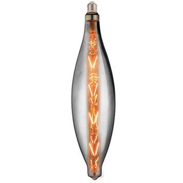 LED Lamp - Design - Elipo XL - E27 Fitting - Titanium - 8W, Ophalen of Verzenden, Nieuw