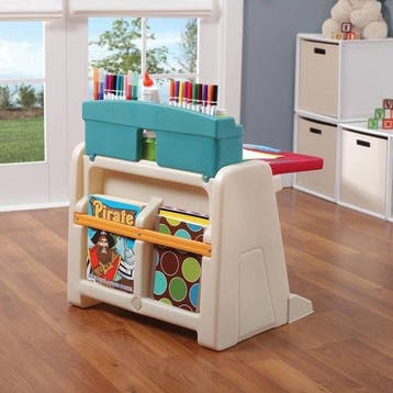 2dekans | Step2 Flip & Doodle Ezeltje Bureau met stoel voor, Ophalen of Verzenden, Zo goed als nieuw