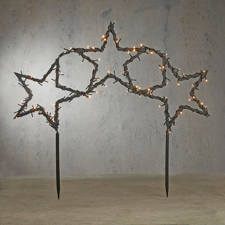 Kerst prikspot sterren incl. LED met 8 standen en timer -, Diversen, Kerst, Nieuw, Verzenden