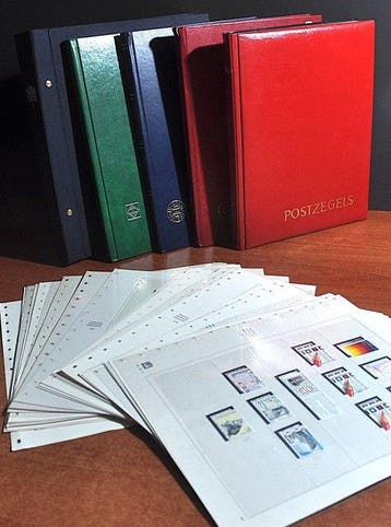 Nederland - Uitzoekpartij in een Album, albumbladen en, Postzegels en Munten, Postzegels | Nederland, Gestempeld