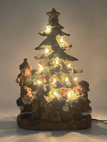 Tafellamp - Kerstboom - Hars, Nieuw