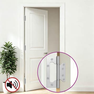 vidaXL Scharnier 4 st 125 x 78 x 13 mm zilver Staal, Verzenden, Nieuw