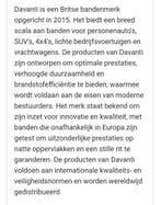 215/70r16 100 H 4 nieuwe banden Davanti, Ophalen, 215 mm, 16 inch, Nieuw