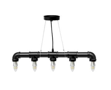 Industriële Waterpijp Hanglamp – Vintage Plafondlamp 5L, Verzenden, Nieuw