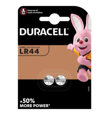Duracell Knoopcel batterij LR 44 blister 2, Ophalen of Verzenden, Nieuw