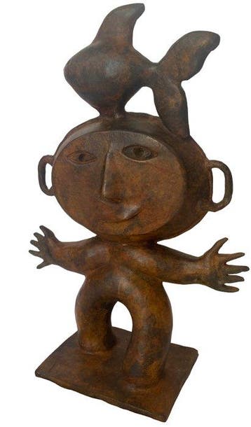 Ripollés (1932) - sculptuur, Gran rey del mar - 40 cm -