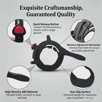 Universele Cruise Control Clip voor Motorfiets Gashendel - C, Verzenden, Nieuw