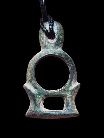 Keltisch Brons, Stunning & Rare Talisman Hanger (Zonder