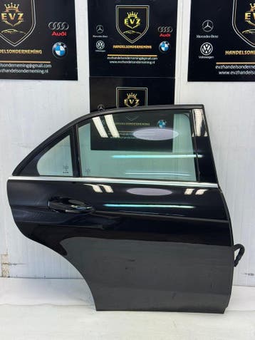 Mercedes E-Klasse bj2016 portier 4-deurs rechts achter zwart, Gebruikt, Achter, Mercedes-Benz, Deur
