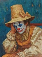 Pietro Fusco (1980) - La malinconia del clown, Antiek en Kunst