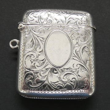 Vesta doosje - .925 zilver, Antiek en Kunst