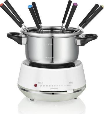 Fondueset - Elektrische - Fondue 8 personen - 2L - 1200W - W, Verzenden, Zo goed als nieuw